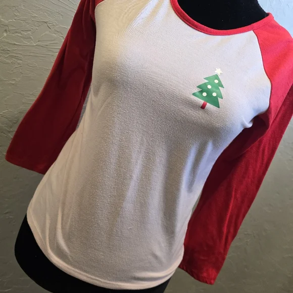 Cat&jack Girls Shirt Size 10/12 Christmas‎ - Picture 2 of 2